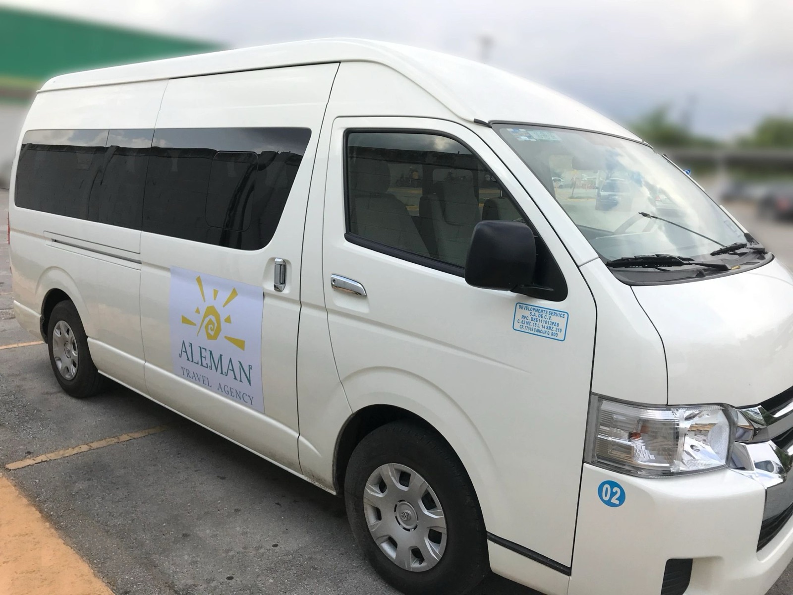 Private transfer van